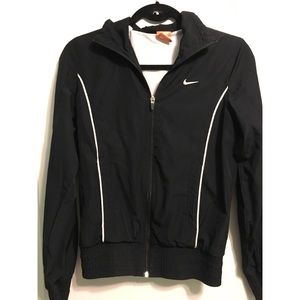 Black Nike Windbreaker/Athletic Jacket